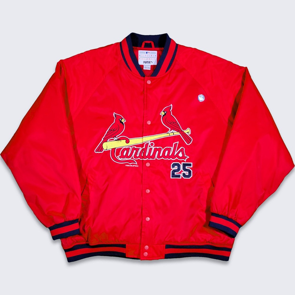 St. Louis Cardinals Vintage Mark McGwire Puma Bomber Jacket